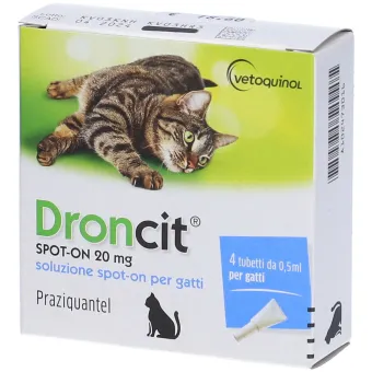 Droncit gatto 4 pipette Vétoquinol