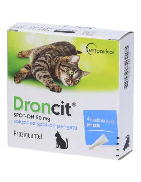 Droncit chat 4 pipettes Vétoquinol