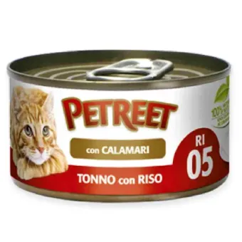 Tonno e Riso per Gatti - Petreet 85g