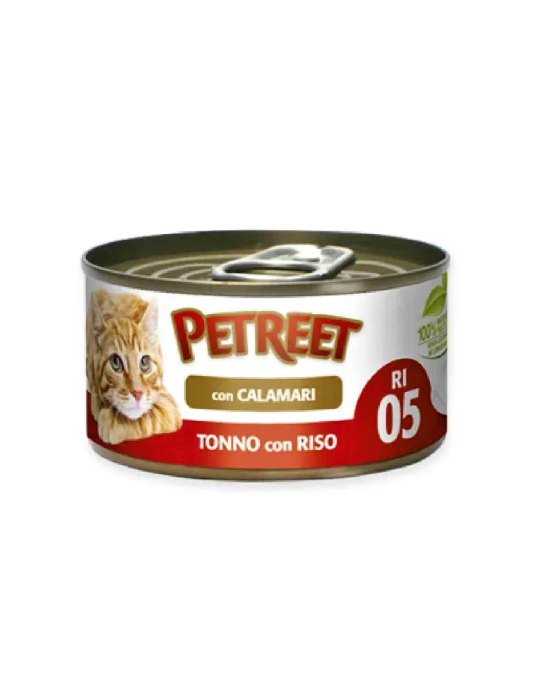 Tonno e Riso per Gatti - Petreet 85g