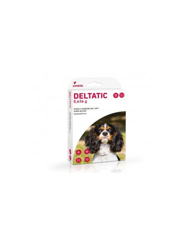Deltatic 2 collari 35 cm 0,636 g cani 0-5 kg