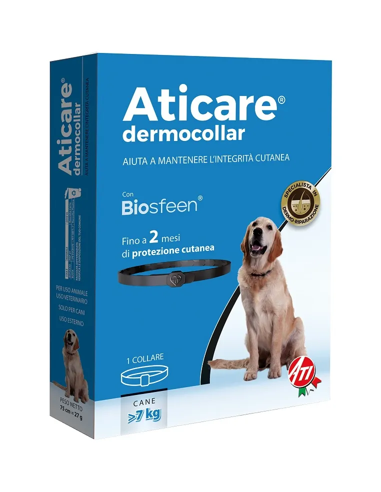Aticare Dermocollar 75 cm 27 g per cani oltre 7 kg