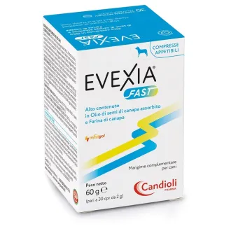 Evexia Fast 30 Compresse per Cani 60 g