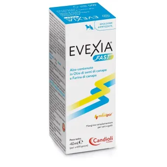 Evexia Fast Gocce per Cani e Gatti 40ML