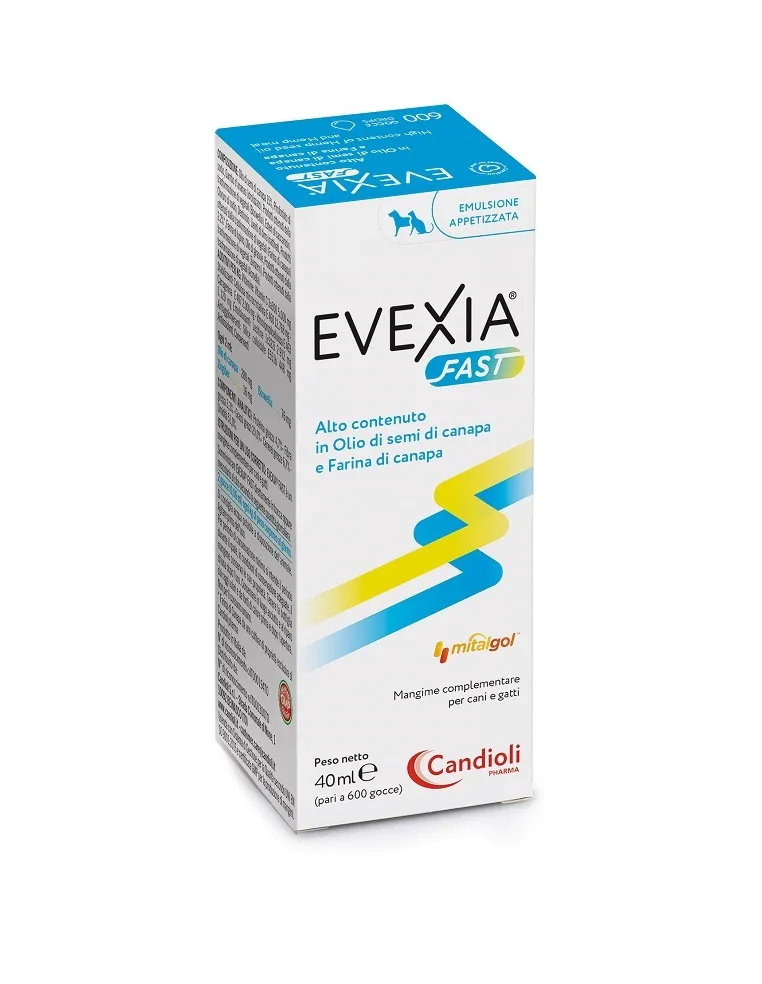 Evexia Fast Gocce per Cani e Gatti 40ML