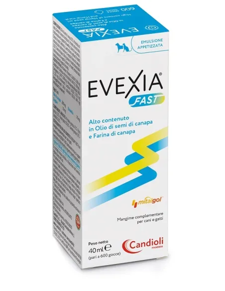 Evexia Fast Gocce per Cani e Gatti 40ML