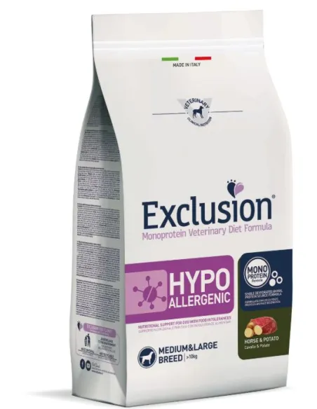 Exclusion Diet Hypoallergenic Cavallo e Patate 2KG Exclusion Diet Hypoallergenic Cavallo e Patate 2KG