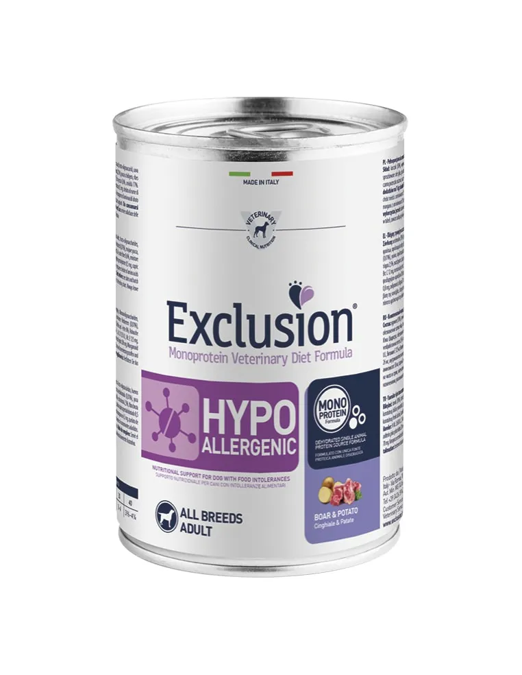 Exclusion Diet Hypoallergenic Cinghiale e Patate 400GR