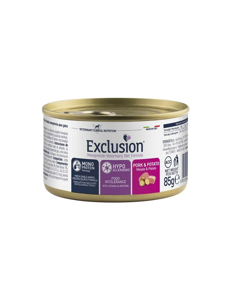 Exclusion Diet Hypoallergenic Maiale 85GR