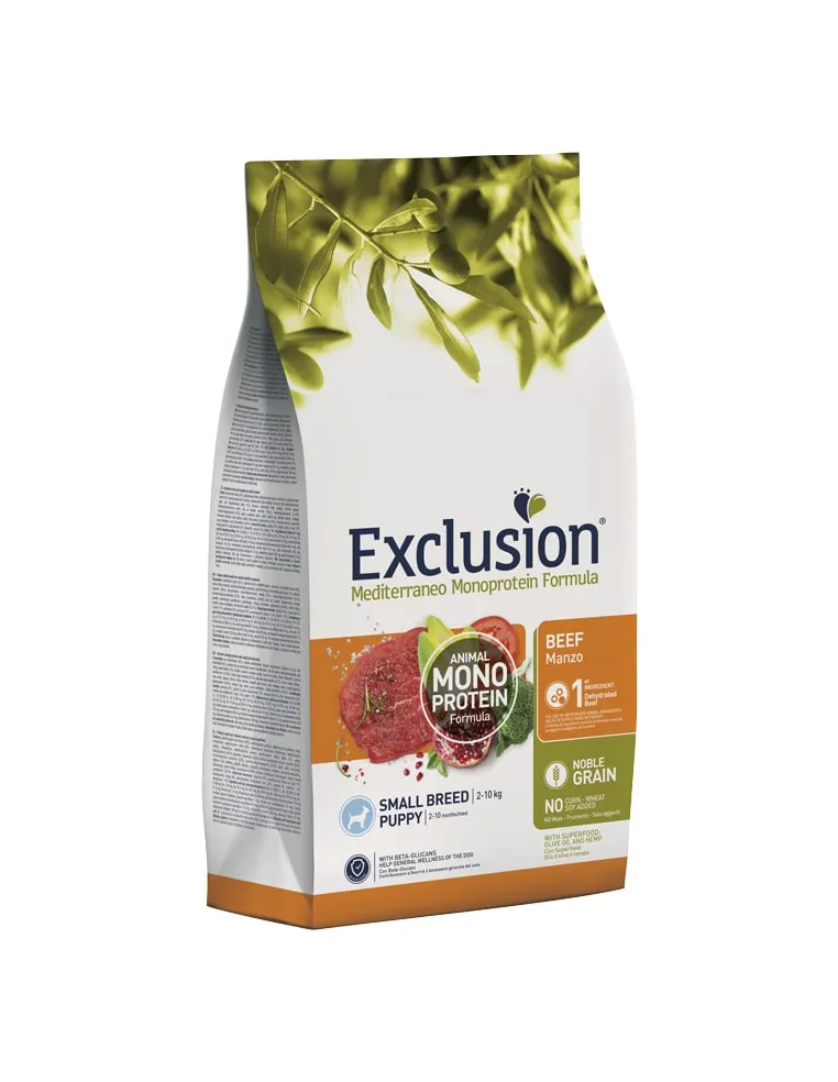 Exclusion Diet Puppy Manzo Small 7KG