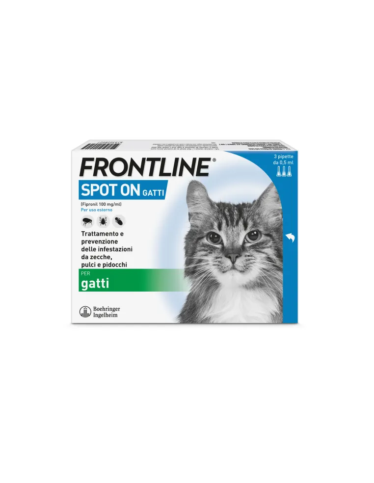 Frontline Spot On Gatti 3 Pipette 0,5 ml Boehringer Ingelheim