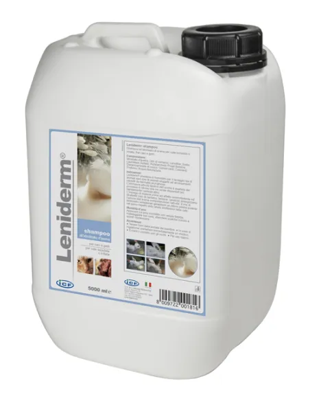 Leniderm Shampoo 5 Litri per Cani e Gatti 5L
