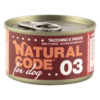 Natural Code 03 Tacchino e Patate 90GR