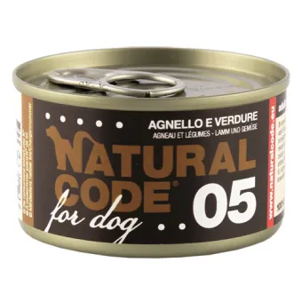 Natural Code 05 Agnello e Verdure 90GR