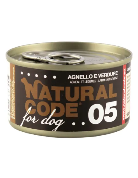 Natural Code 05 Agnello e Verdure 90GR