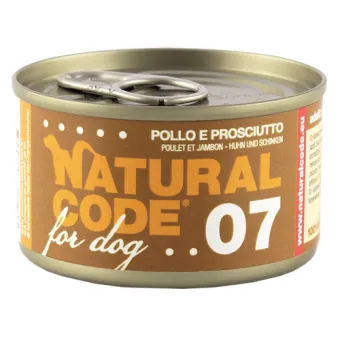Natural Code 07 Pollo e Prosciutto 90GR