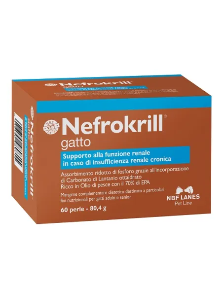 Nefrokrill Lanes 60 Perle per Gatti Adulti e Senior