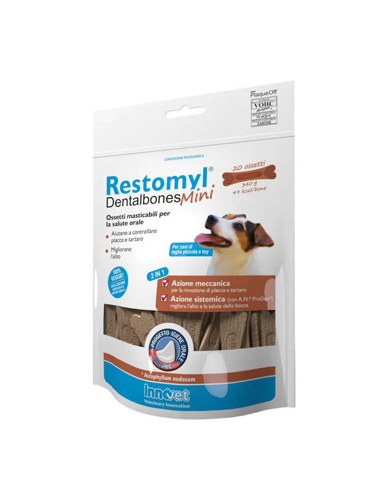 Restomyl Dentalbones Mini Ossetti Masticabili 340GR