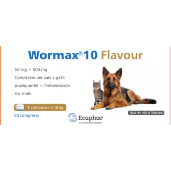 Wormax 10 Flavour 50 Compresse 50+500