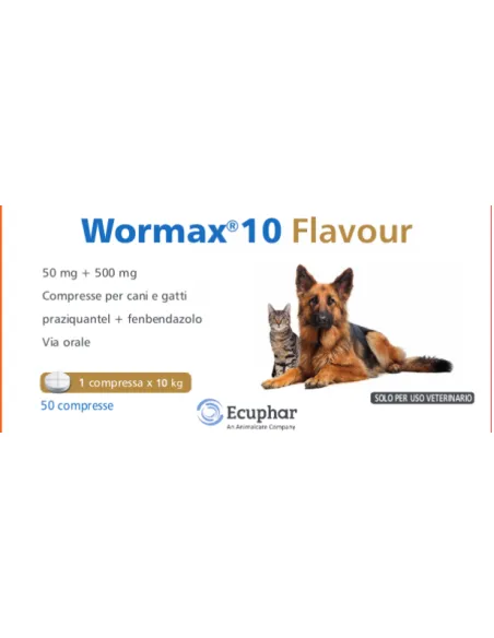 Wormax 10 Flavour 50 Compresse 50+500
