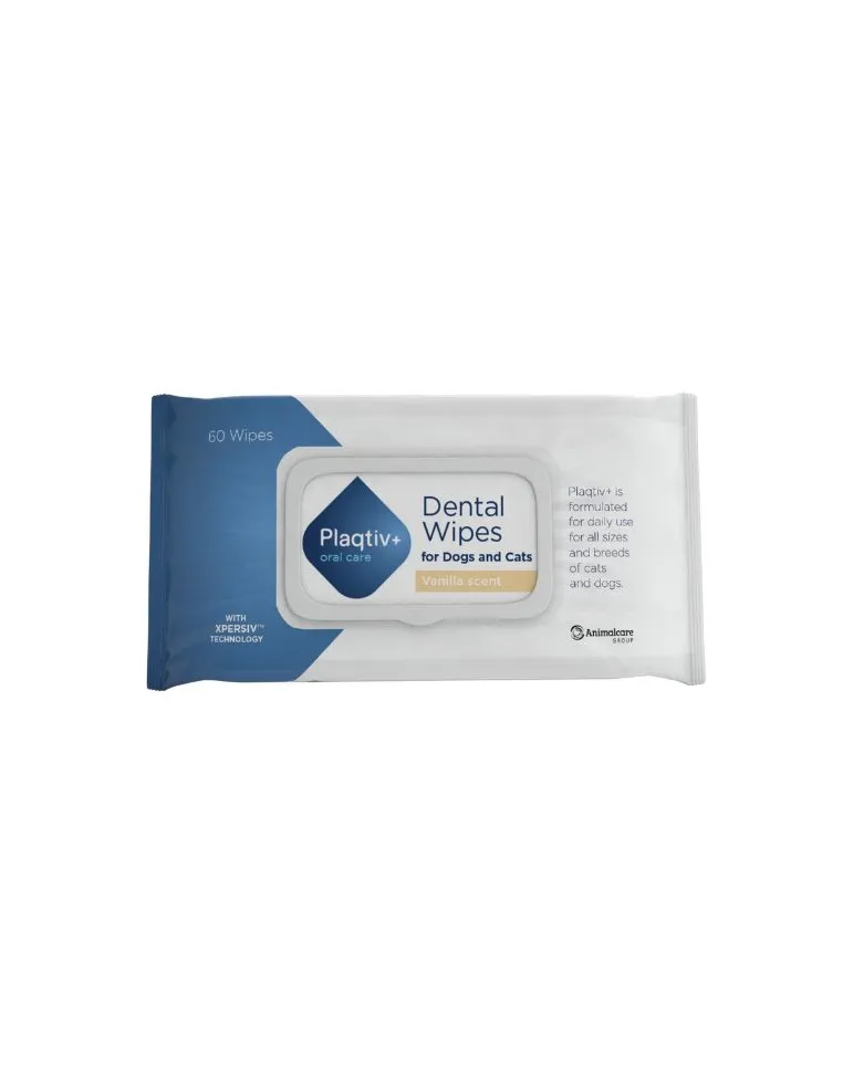 Plaqtiv Oral Care Dental Wipes 64 Pieces