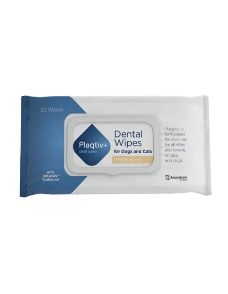 Plaqtiv Oral Care Dental Wipes 64 Stück