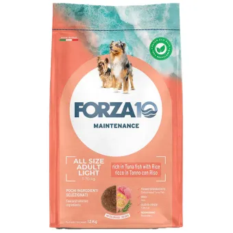 Forza10 Maintenance Adult All Size Light Tonno e Riso 12KG