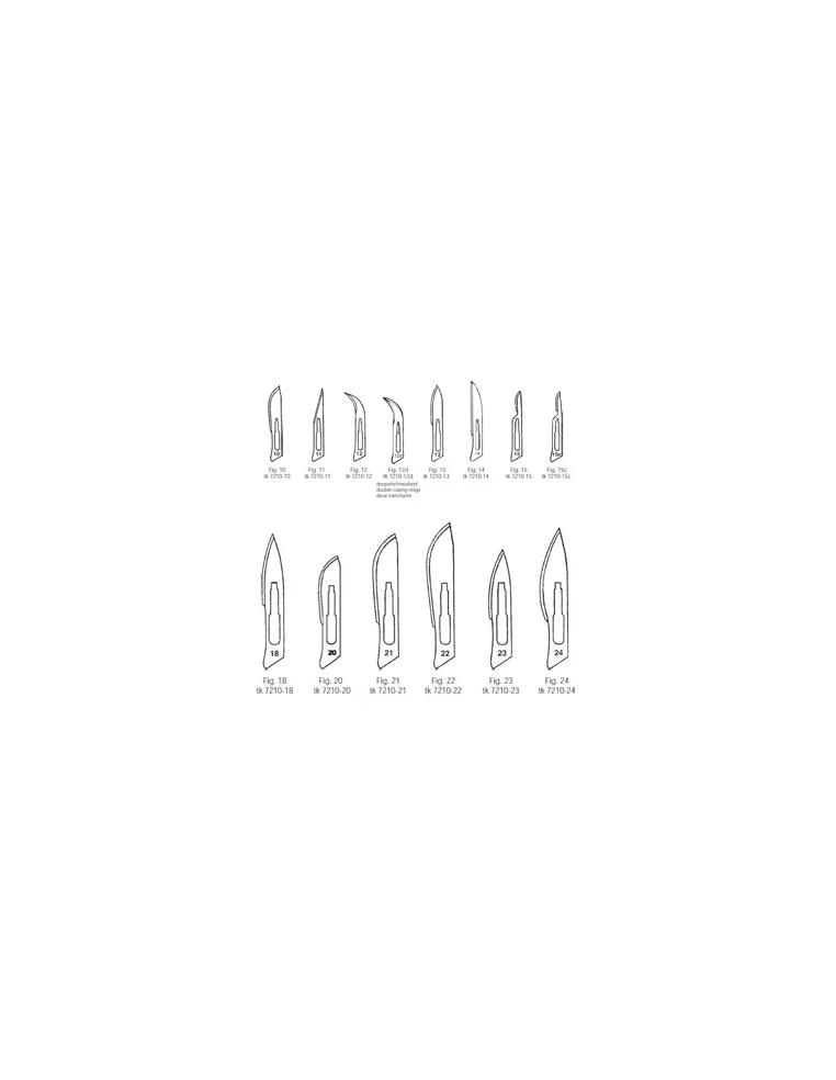 TKM Scalpel Blades 100 Pieces Sterile and Sharp