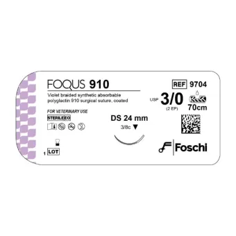 Foqus USP 2 Purple Circular Needle 2 Units