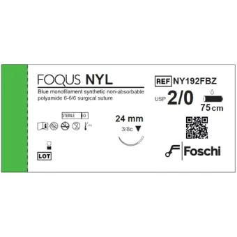 Foqus Nyl USP 2.0 Dreiecksnadel 2,0 mm