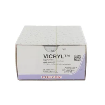 Vicryl 0 Ep3 Triangular Needle 1/2 Circle 1 Piece