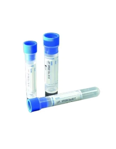 Lithium Heparin Test Tube 50 Pieces Blue Cap