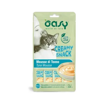 Oasy Snack Crema Tonno per Gatti 15GR