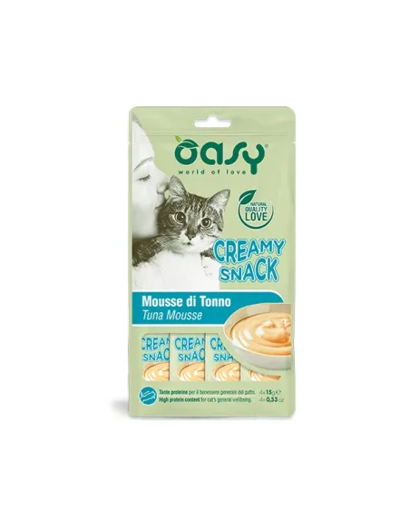 Oasy Snack Crema Tonno per Gatti 15GR