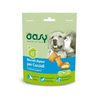 Oasy snack cane biscotti ripieni per cuccioli 70 gr