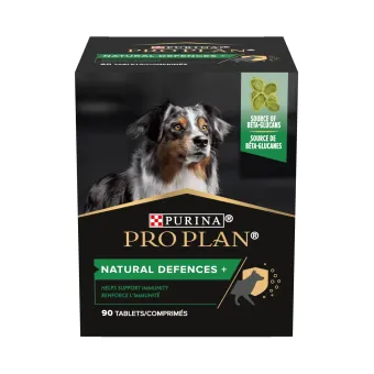 Proplan supplements natural defences + cane 90 tavolette