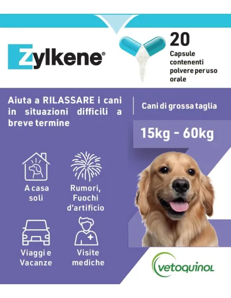 Zylkene Vetoquinol 20 capsule 450 mg Zylkene Vetoquinol 20 capsule 450 mg