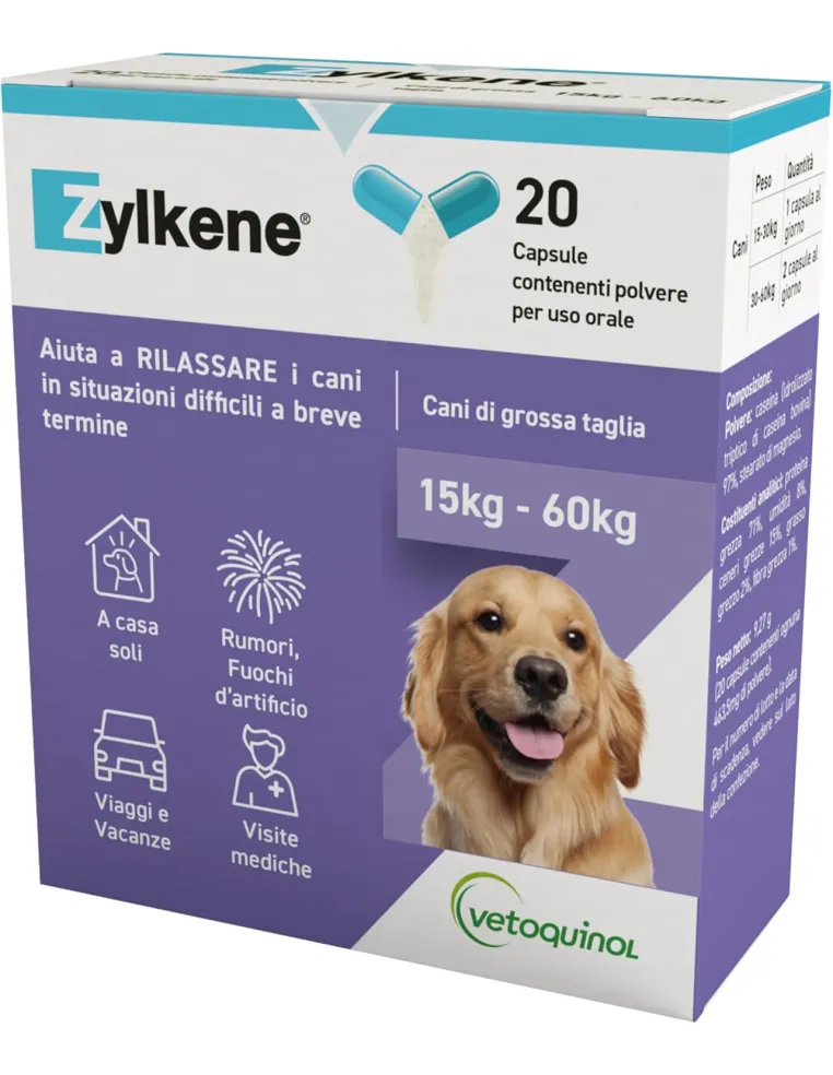 Zylkene Vetoquinol 20 capsule 450 mg