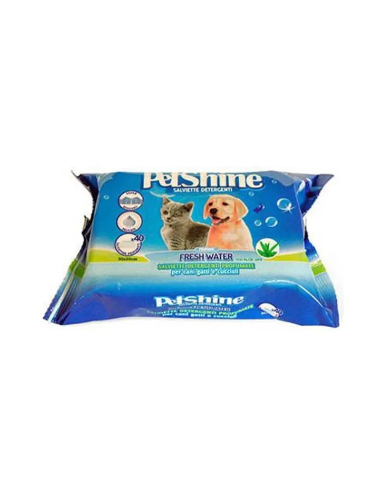 Petshine Salviette Freshwater 40pz