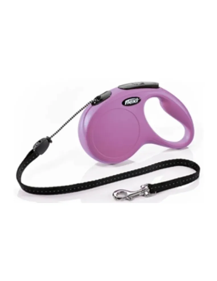 Flexi New Classic Xs Corda 3 mt 8 kg Rosa