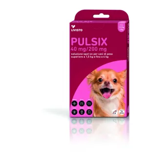 Pulsix spot on 4 pipette cani da 1,5 fino a 4 kg