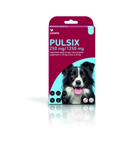 Pulsix spot on 4 pipette cani da 10 fino a 25 kg