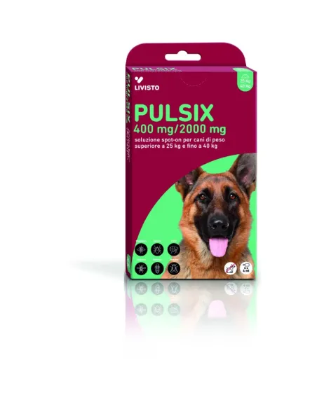 Pulsix spot on 4 pipette cani da 25 fino a 40 kg