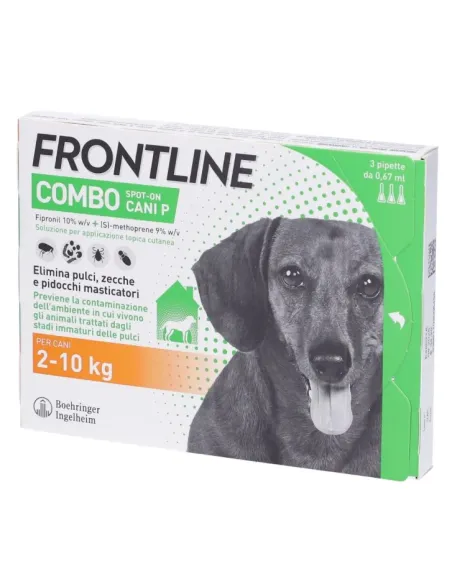 Frontline Combo Spot-On Cani Piccoli 3 pipette da 0,67 ml