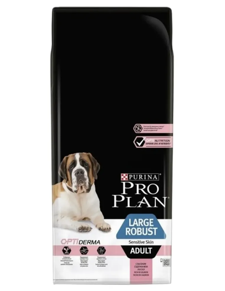 Purina proplan adult large robust sensitive skin optiderma salmone 14 kg