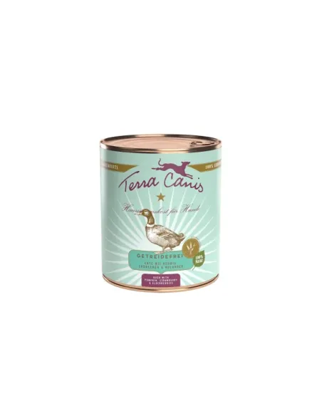 Terra canis grain free anatra con zucca, fragola e sambuco 800 gr