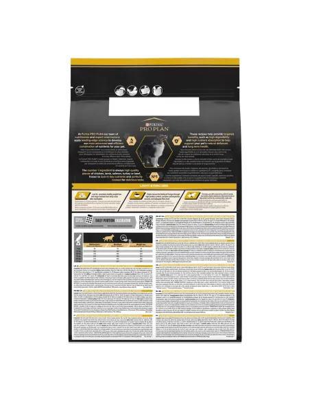 Purina Proplan adult all size light sterilised optiweight 3 kg retro