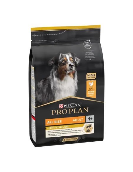 Purina Proplan adult all size light sterilised optiweight 3 kg