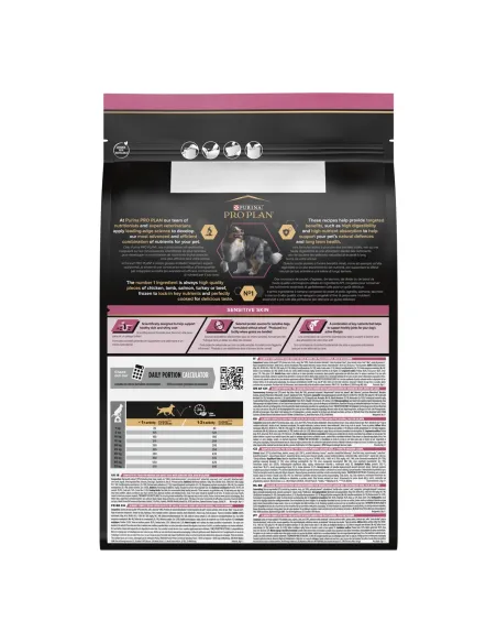 Purina proplan adult medium sensitive skin optiderma 3 kg retro