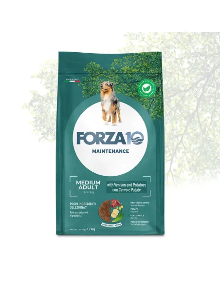 Forza10 Cane Medium Maint Cervo Patate 12,5 Kg